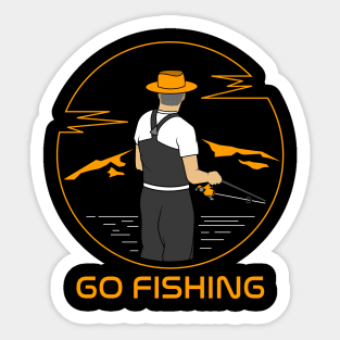 Go Fishing Sticker